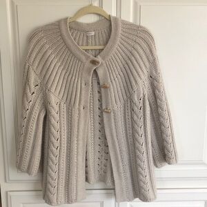 Agnona cable knit cardigan